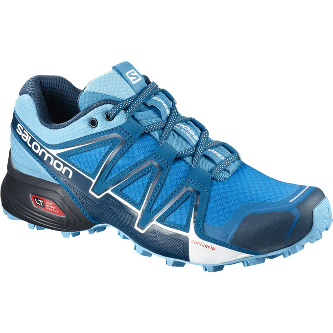 Salomon Singapore Womens Trail Running Shoes - SPEEDCROSS VARIO 2 W Blue | 84036-RFJP